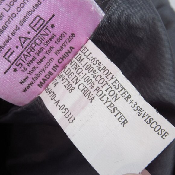 Hello Kitty Tote Bag Sanrio Grey Quilted Shoulder 2013 Purse - Picture 10 of 12